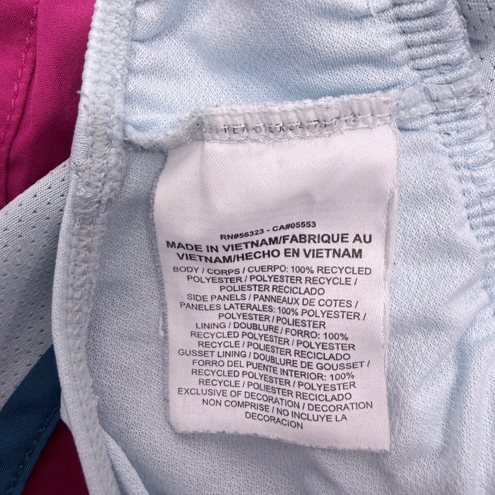 Nike Dri-FIT Tempo Running Shorts Pink Blue Mesh Womens Medium 831558-616 - Picture 4 of 9